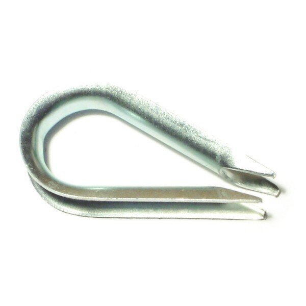 7/32" Zinc Plated Steel Cable Thimbles 10PK, Midwest Fastener, Mfr#: 71985