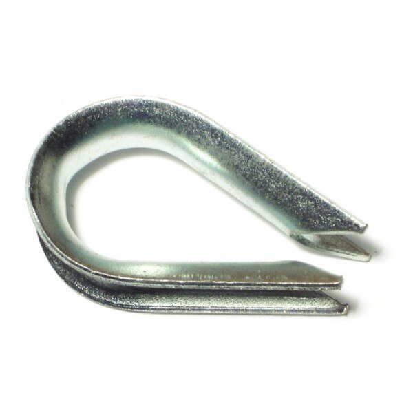 5/16" Zinc Plated Steel Cable Thimbles 6PK, Midwest Fastener, Mfr#: 71986