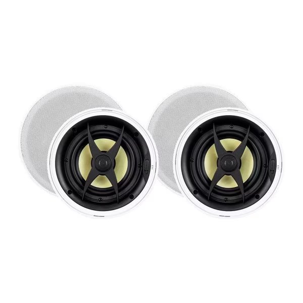 Caliber Slim Bezel In-Ceiling Speakers_ 6.5in Fiber 2-Way (pair), Monoprice, Mfr#: 34706