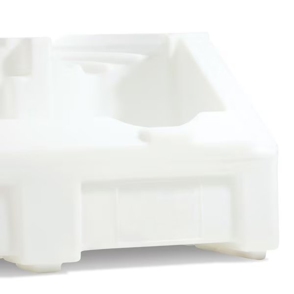 PIG Double Poly Drum Rack White 53