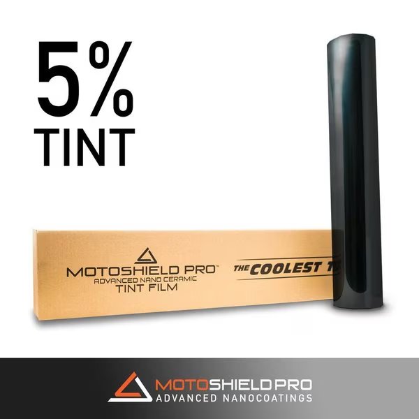 Nano Ceramic Window Tint Film for Auto, Car, Truck | 5% VLT (20” in x 100’ ft Roll), Motoshield Pro, Mfr#: 430-201
