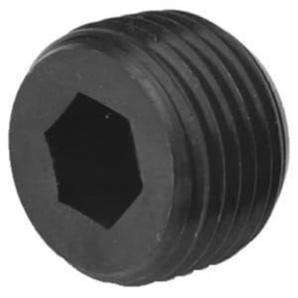 Socket Spoke Pipe Plug, 7/8 in Dia, Steel Plain, 100 PK, Newport Fasteners, Mfr#: 567458-100