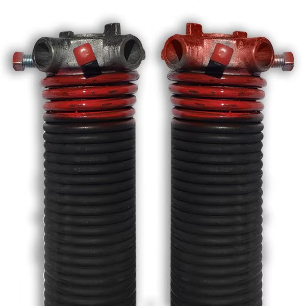 0.225 in Wirex1.75 in Dx27 in L Torsion Springs Red Left & Right Wound Pair Sectional Garage Doors, Dura-Lift, Mfr#: DLTR17527B