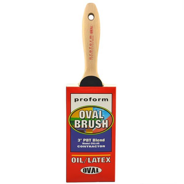 3" Straight Paint Brush, PBT (70/30) Bristle, Proform, Mfr#: CO3.0S