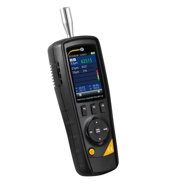 Air Quality Monitoring Particle Counter, Flow rate 2.83 l / min, Pce Instruments, Mfr#: PCE-MPC 20