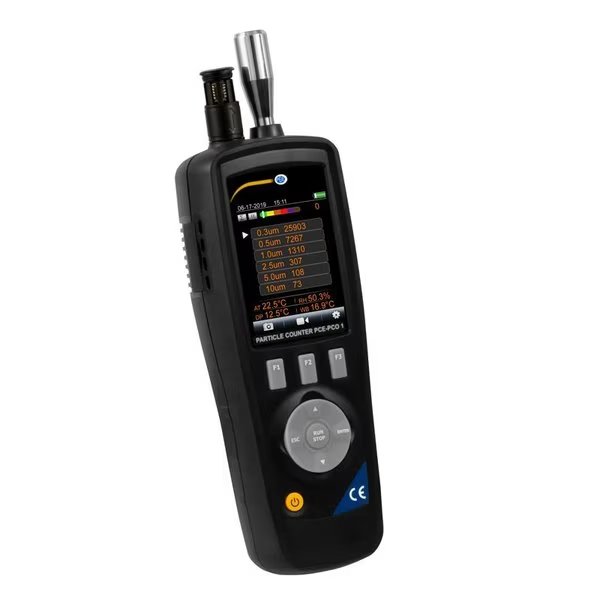 Air Quality Particle Counting Meter, Measures 6 dizes of particles, Pce Instruments, Mfr#: PCE-PCO 1