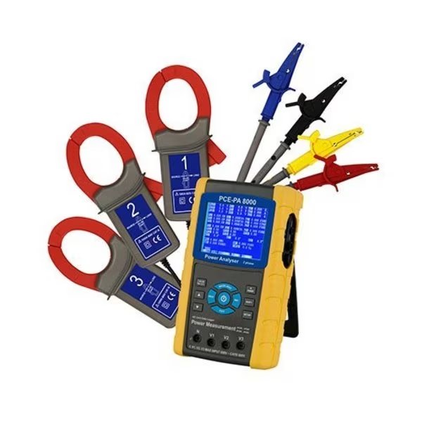 Three-Phase Power Analyzer, up to 600V, Pce Instruments, Mfr#: PCE-PA 8000