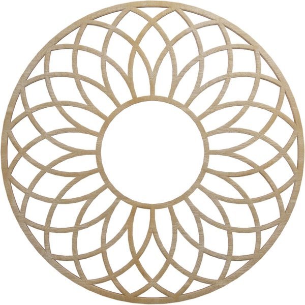 Cannes Wood Fretwork Pierced Ceiling Medallion, Birch, 22