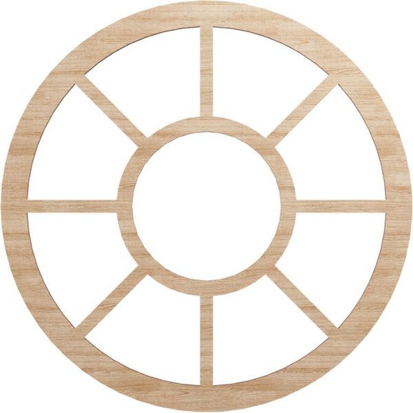 Grace Wood Fretwork Pierced Ceiling Medallion, Alder, 20