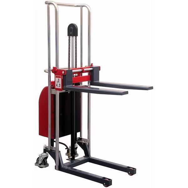 Powered Stacker, 880 lb. Cap, 59