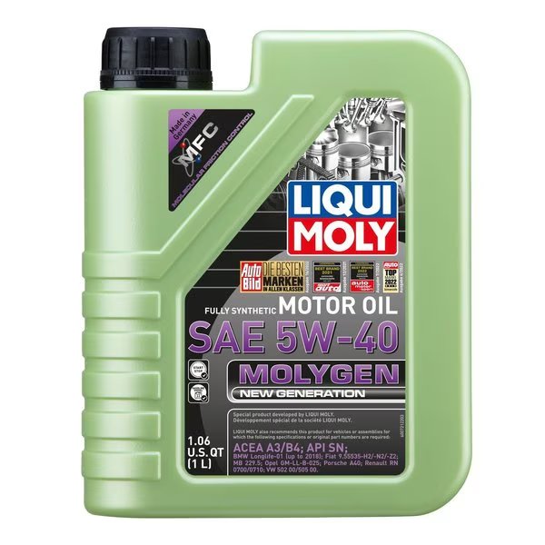 Molygen New Generation 5W-40, 1 Liter, 20230, Liqui Moly, Mfr#: 20230
