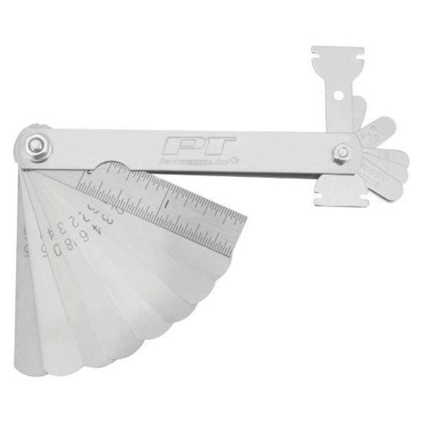 Thickness Gauge (15 Blades) Feeler Gauge, W129C, Performance Tool, Mfr#: W129C