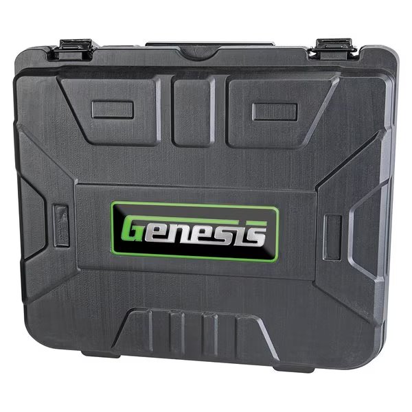 20-Volt Li-Ion Cordless Impact Wrench Kit with Charger, Battery, Sockets, and Storage Case, Genesis, Mfr#: GLIW20AK
