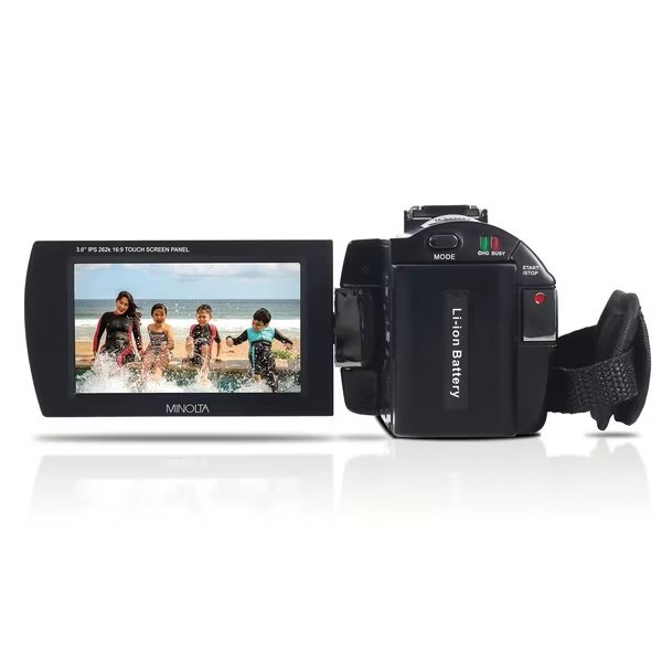 MN4K20NV 4K Ultra HD IR Night Vision Camcorder, Minolta, Mfr#: MN4K20NV