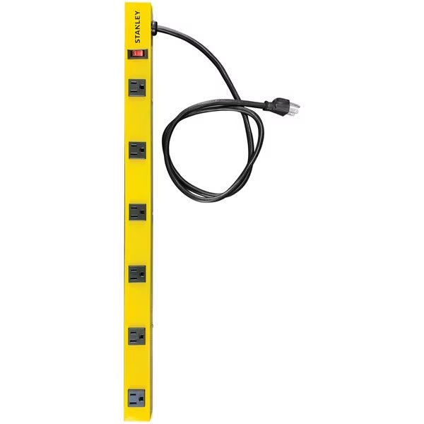ShopMAX Pro 6-Outlet Surge-Protector Power Bar, Stanley, Mfr#: 31613