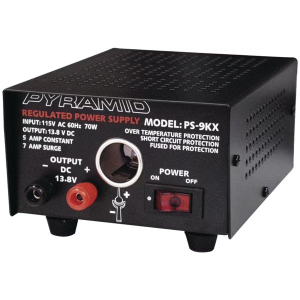 Car Audio 70W Input 5A Power Supply, Pyramid Car Audio, Mfr#: PS9KX