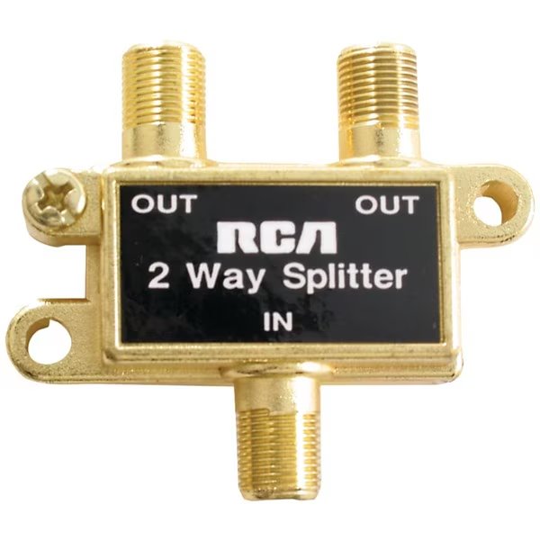 Video Signal 2-Way Splitter, Rca, Mfr#: VH47R