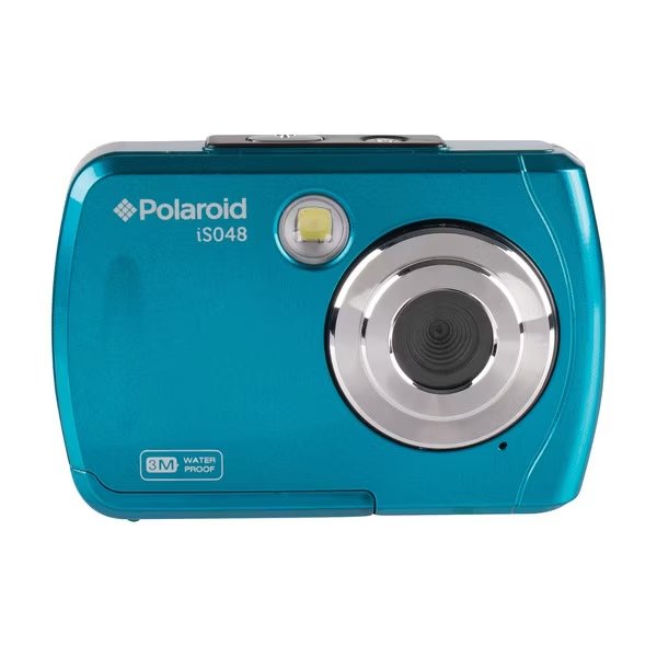 Waterproof Instant Sharing Digital Camera-16.0 Megapixel, Polaroid, Mfr#: IS048-TEAL