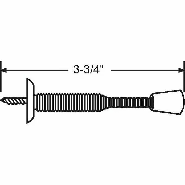 Flexible Spring Door Stop, Strybuc, Mfr#: 19-143SN