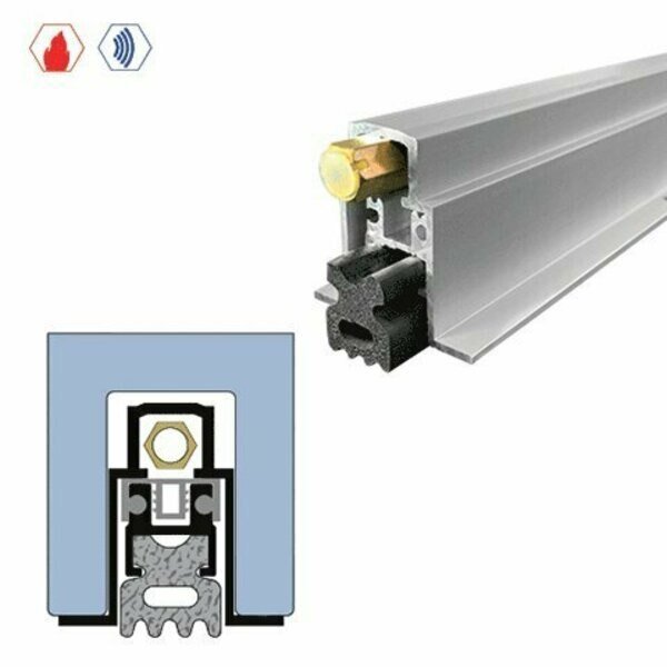 Mortised Automatic Door Bottom, Strybuc, Mfr#: 19-1338AL-36