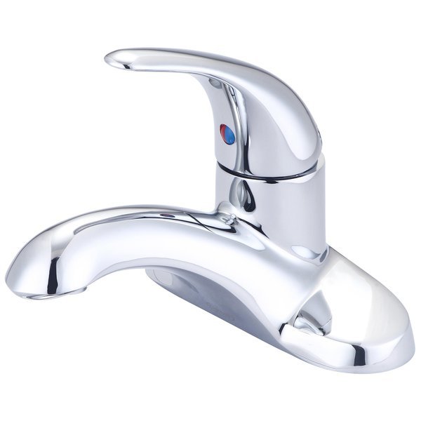 Single Handle Cast Brass Lavatory Faucet in Chrome, Central Brass, Mfr#: 1960-A