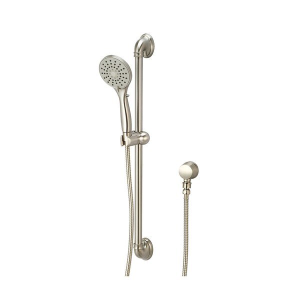 Handheld Shower Set, Wallmount, Brushed Nickel, Weight: 4.8, Olympia Faucets, Mfr#: P-4430-BN