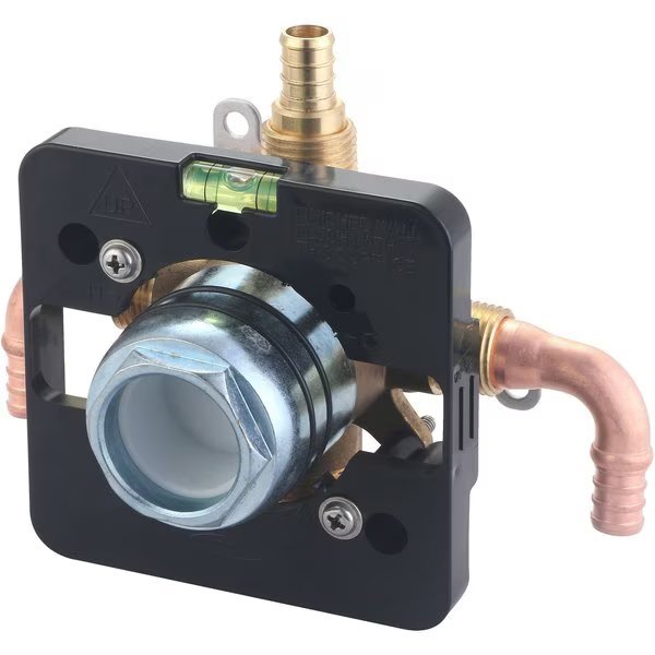 Single Handle Tub/Shower Pressure Balancing Valve in Rough Brass, Olympia, Mfr#: V-2402B