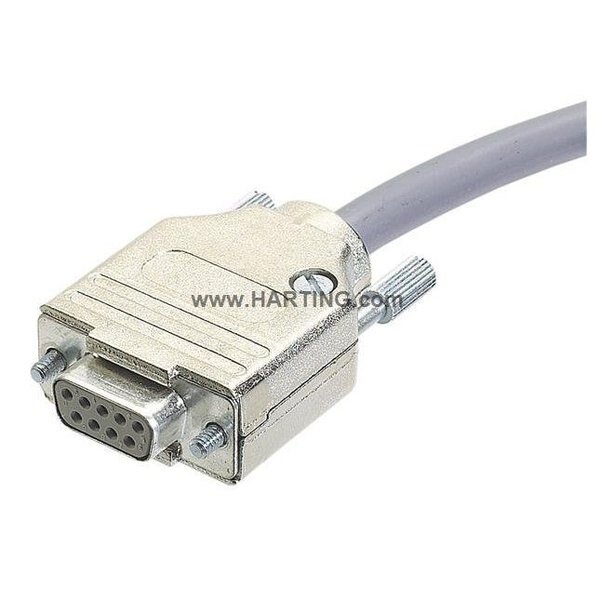 Dsub Metal-Hood 09P Top Entry, PK 10, Harting, Mfr#: 09670090343