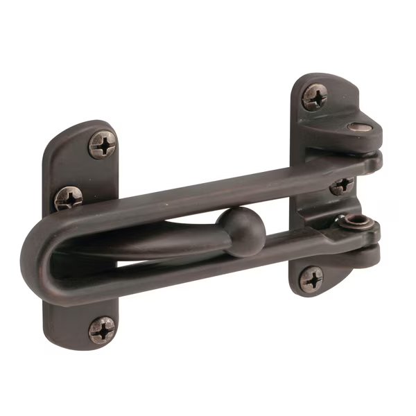 Diecast, Classic Bronze, Swing Bar Door Guard, Prime-Line, Mfr#: U 10309