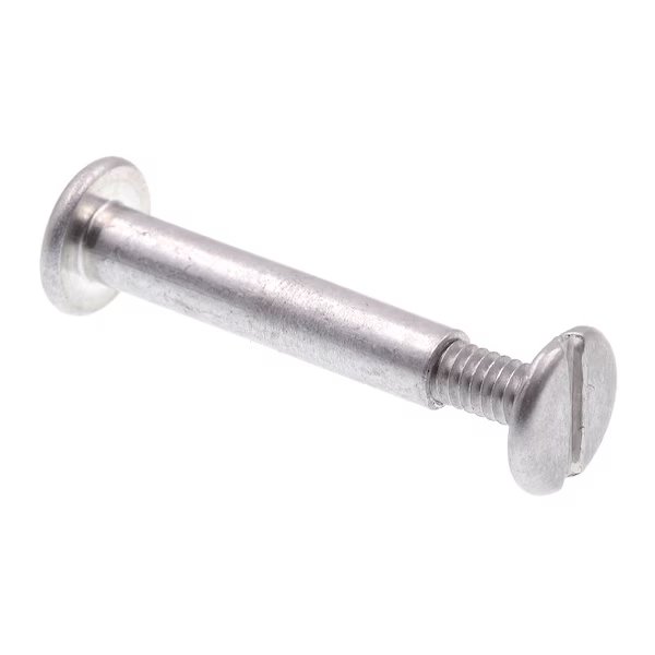 Binding Posts and Screws, Truss Head, Slotted Drive, 3/16 in. X 1 in., Aluminum (25 Pack)