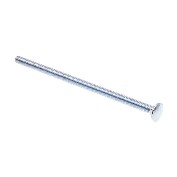 Carriage Bolts 1/4in-20 X 5-1/2in A307 Grade A Zinc Plated Steel 50PK