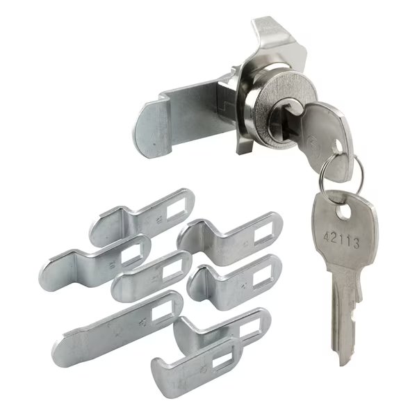 Mailbox Lock, 11/16 in. Diameter, Diecast Construction, Nickel Plated  Single Pack, Prime-Line, Mfr#: S 4531C