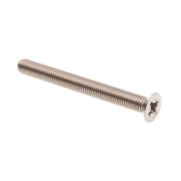 Machine Screw, Metric, Flat Head, Phillip Drive M8-1.25 X 80MM A2-70 Stainless Steel 5PK