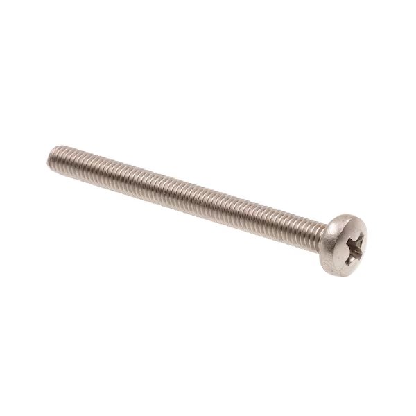 Machine Screw, Metric Pan Head, Phil Drive M4-0.7 X 45MM A2-70 Stainless Steel 10PK