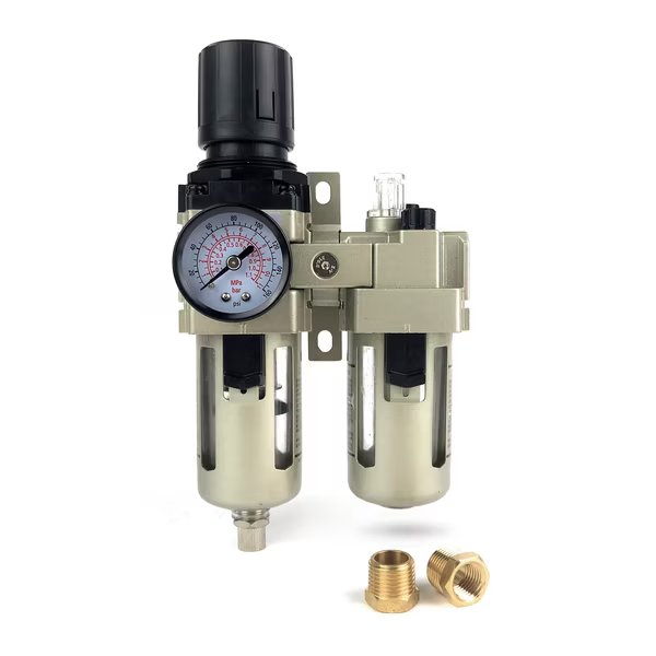 Filter Regulator Lubricator 3 in 1 Combo, Primefit, Mfr#: FRL3802G