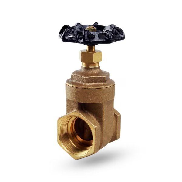 FIP Heavy Duty Gate Valve with Wheel Handle, Cast Brass 1", Everflow, Mfr#: 207T001