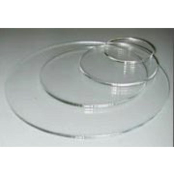 Clear Acrylic Disk (polished), 0.250 Thick X 48.000 Diameter [Each], Professional Plastics, Mfr#: SACR.250X48.000DIA-POLISHED