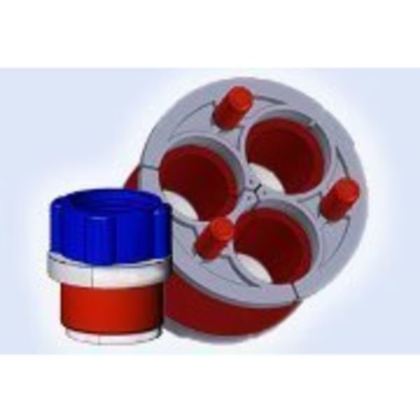 4-WAY, 8.000 Wedge Seal, 2.050 OD, Item# 7480-205 - Duct Plug [Each], Professional Plastics, Mfr#: FABWEDGESEAL7480-205-PC