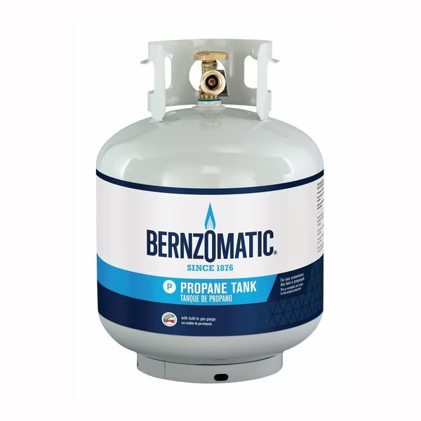Worthington Propane Gas Cylinder, 20 Lb Tank, Steel, Bernzomatic, Mfr#: 308551