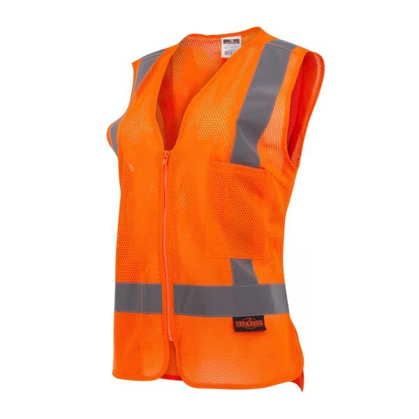 SV2ZW Women's Economy 2 Pocket Vest, HiVis Orange, Size XL, Radians, Mfr#: SV2ZWOMXL