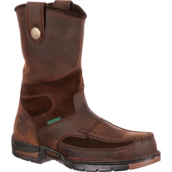 Athens Waterproof Wellington Work Boot, 13M, Georgia Boot, Mfr#: G4403
