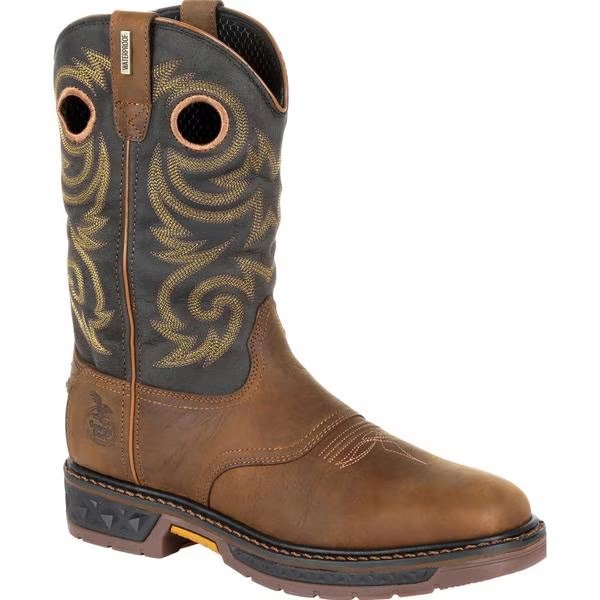 Carbo-Tec LT Waterproof Pull-on Work Boot, 10W, Georgia Boot, Mfr#: GB00266