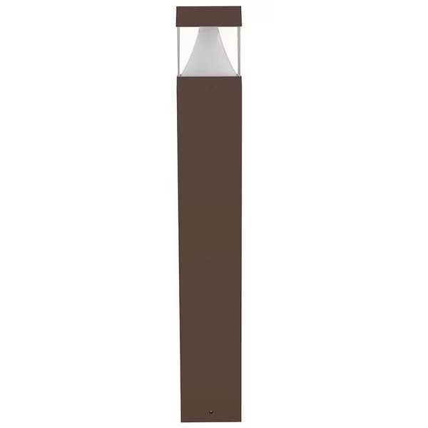 BOL-42-S-C-C-MCTP-BRBOLLARD 42in SQUARE FLAT TOP LOUVER CLEAR LENS ADJ. 12-22W 30/40/50K, BRONZ, Westgate, Mfr#: BOL-42-S-C-C-MCTP-BR
