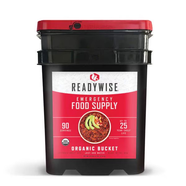 90 Serving Organic Bucket, Readywise, Mfr#: RW05-825