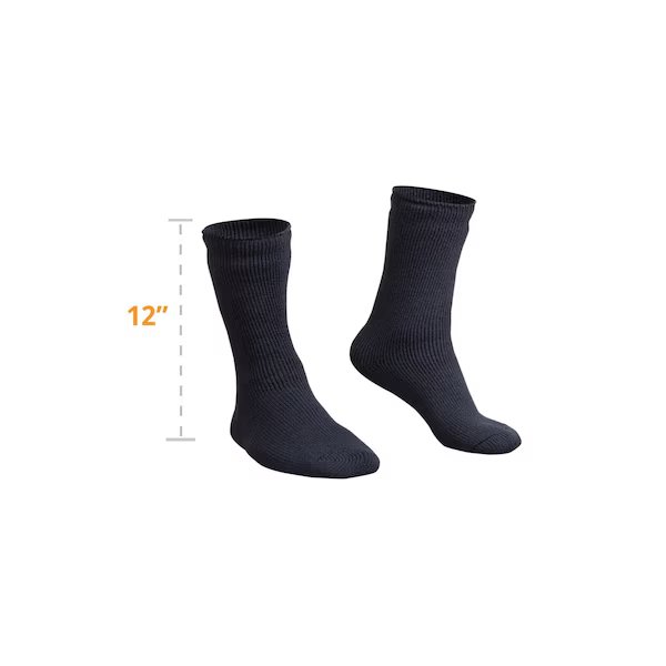 Brushed Thermal Socks Black L/XL, Refrigiwear, Mfr#: 0039RBLKLXL