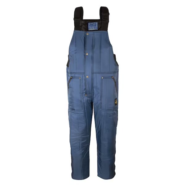 Cooler Wear Bib Overalls Navy 3XL, Refrigiwear, Mfr#: 0585RNAV3XL