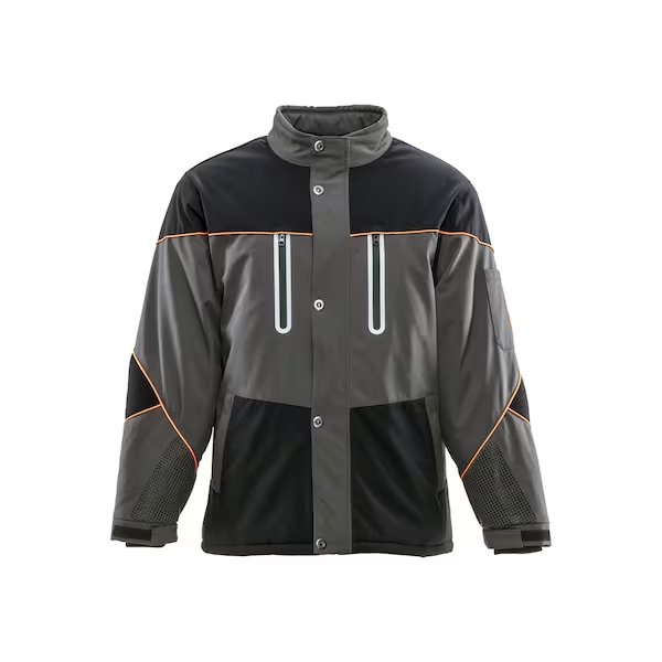 Black/Charcoal Tall Xlg Polar Force Insulated Jacket, Refrigiwear, Mfr#: 8140TBCHXLG