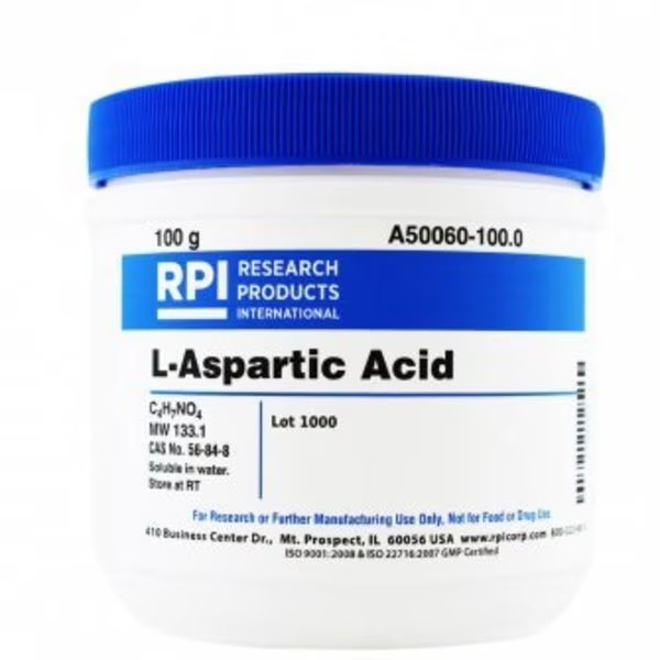 L-Aspartic Acid, 100 G, Rpi, Mfr#: A50060-100.0