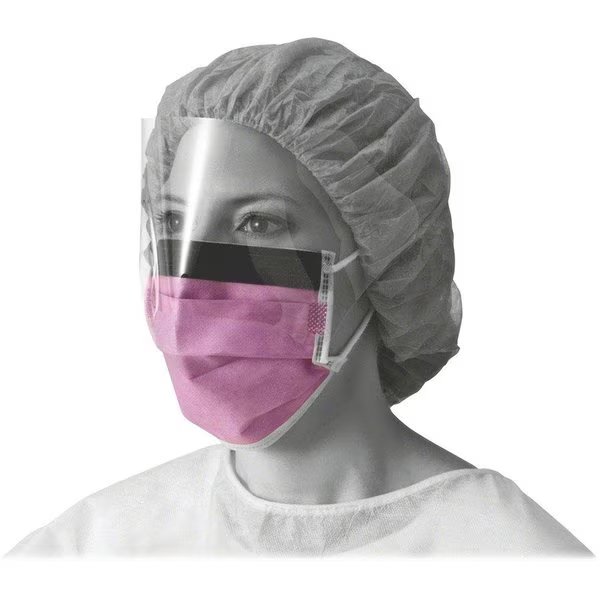 Mask Face, Fluid Resist, Shld Pk, Medline, Mfr#: MIINON27410EL