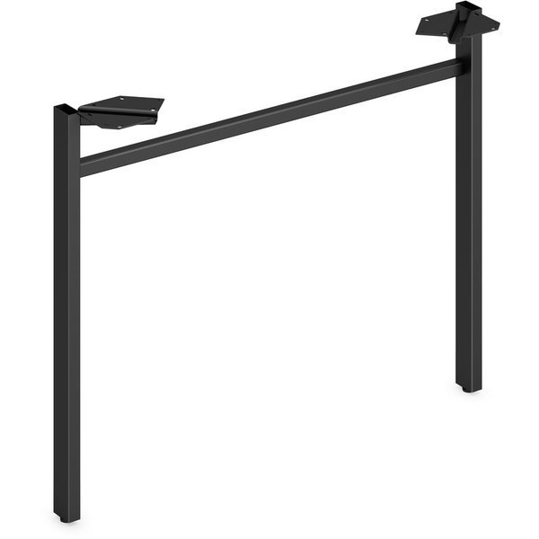 Leg, Straight, f/30"D Mod Worksurfaces, 30"W, Black, Hon, Mfr#: HONLPLLEG30UBLK